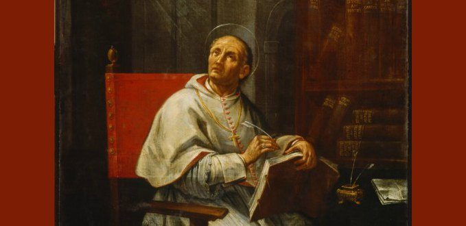 St. Peter Damian portrait by Andrea Barbiani - Biblioteca Classense - Ravenna, Italy