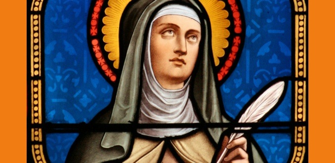 St. Teresa of Avila stained glass - St. Mary's - Gloucester, NJ